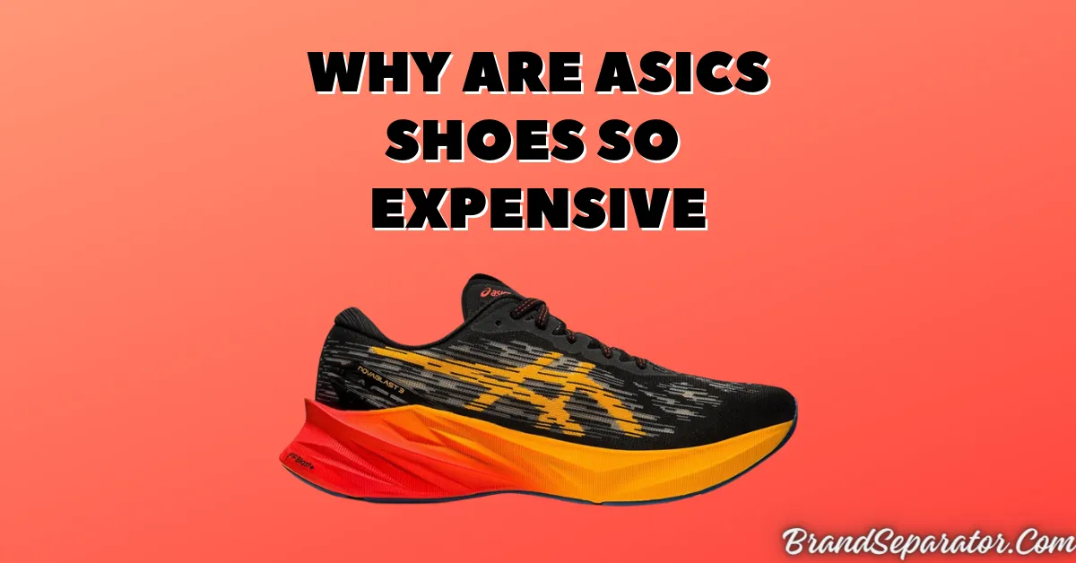 Why Are Asics Shoes So Expensive