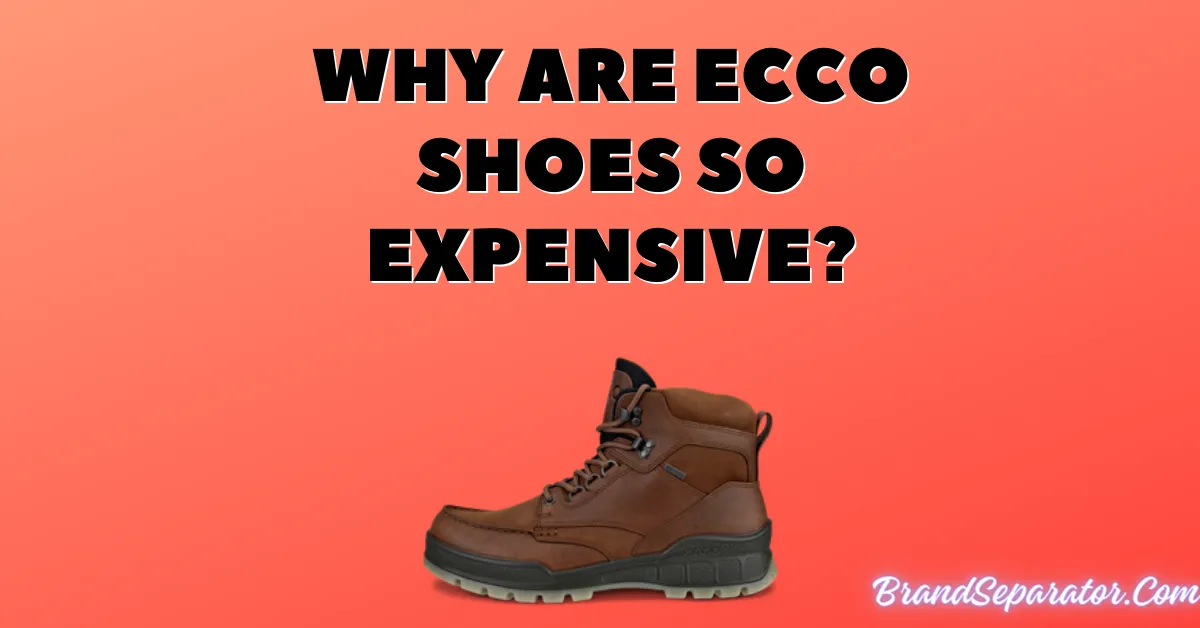 why are ecco shoes so expensive