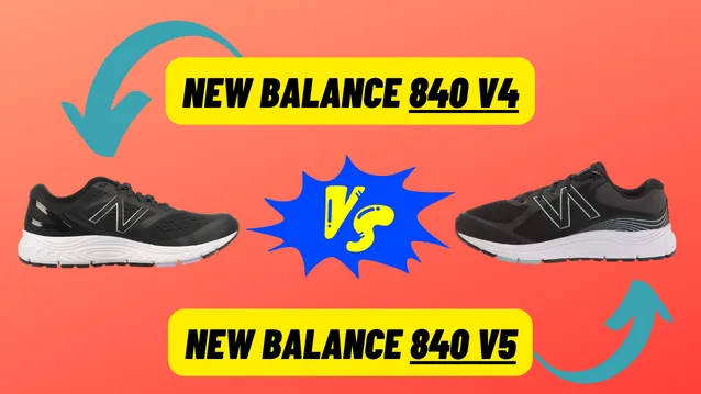 New Balance 840 V5 vs V4