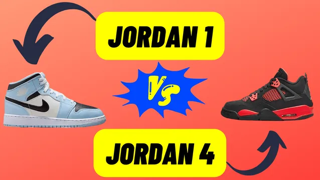 jordan 1 vs jordan 4