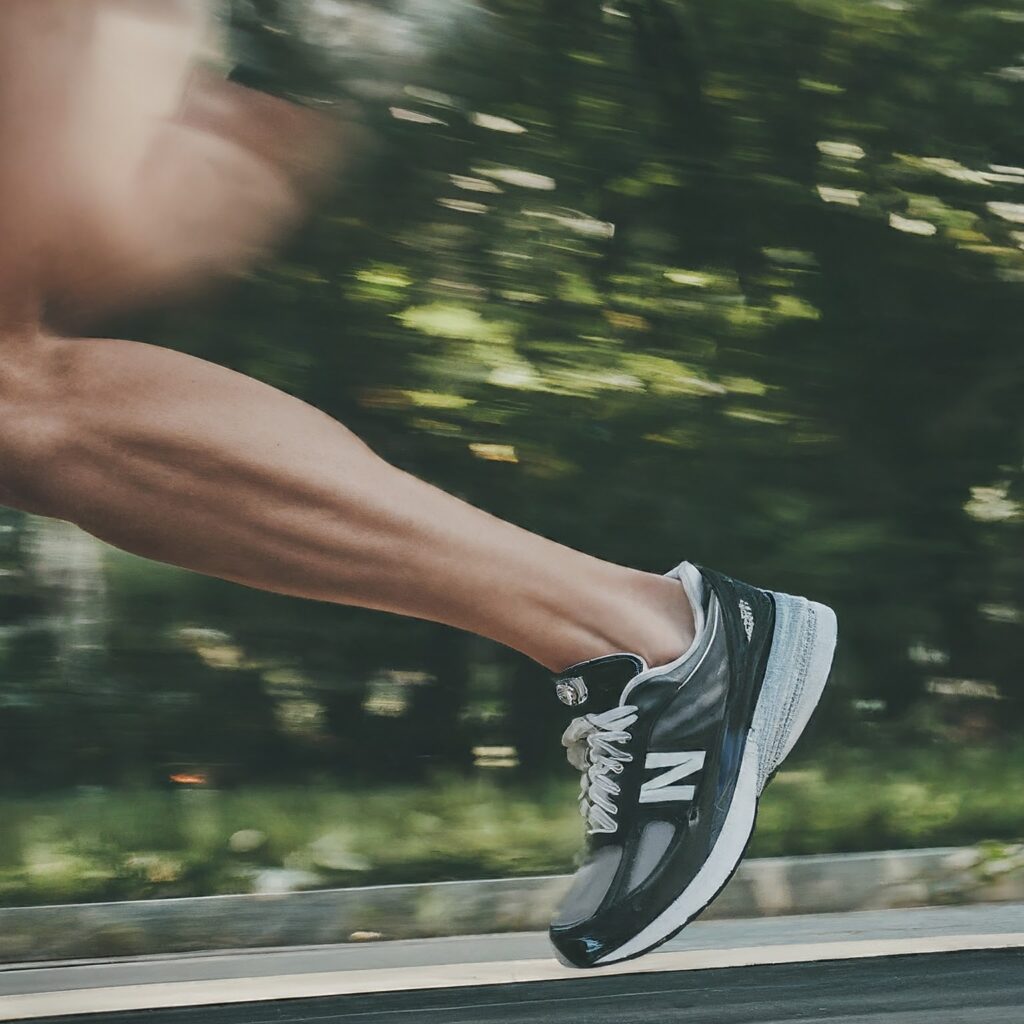 New Balance running shoe black